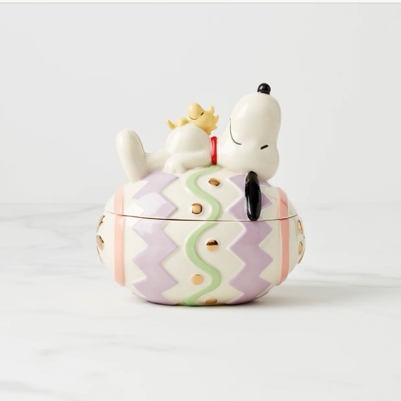 Lenox Peanuts Snoopy Easter Decor bnib - Picture 8 of 9